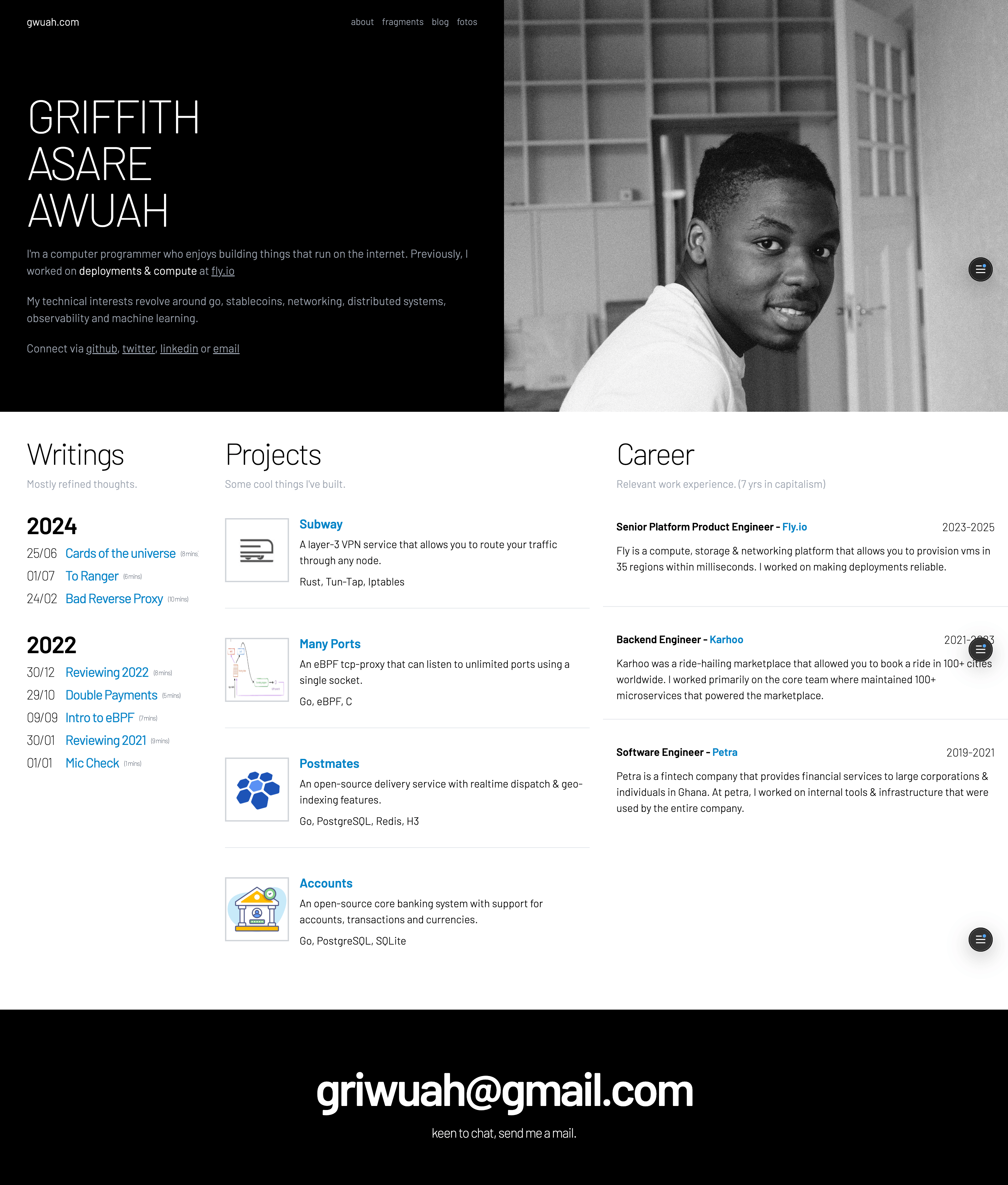 version 3 of my website