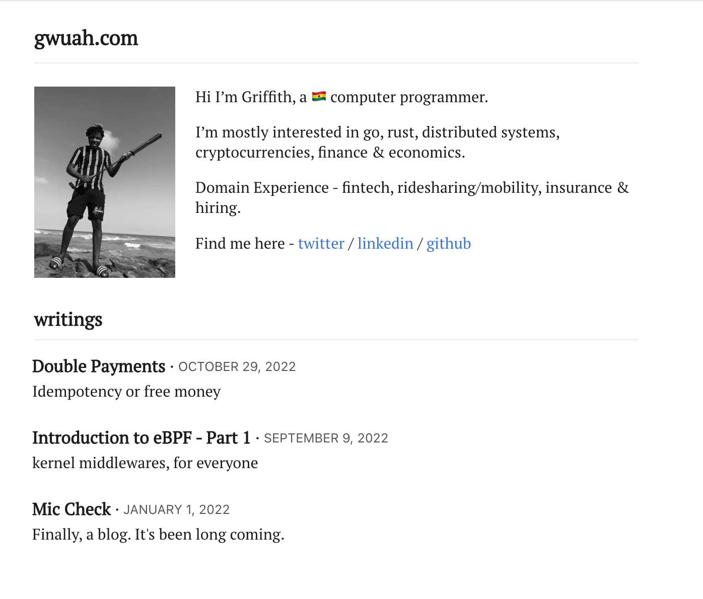 version 2 of my website